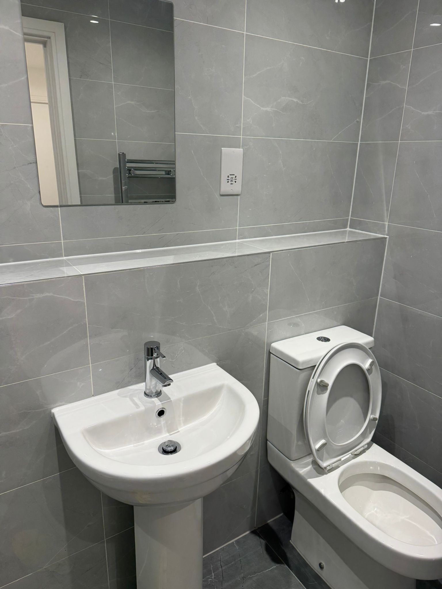 Luxury bathroom cleaned